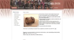 Desktop Screenshot of djembe-africke-bubny.cz